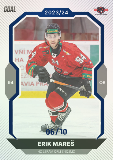 Mareš Erik 23-24 GOAL Cards Chance liga Blue #189