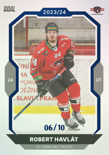 Havlát Robert 23-24 GOAL Cards Chance liga Blue #193