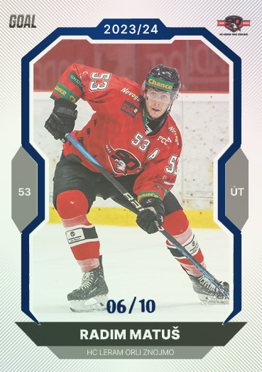 Matuš Radim 23-24 GOAL Cards Chance liga Blue #194