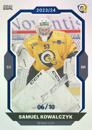 Kowalczyk Samuel 23-24 GOAL Cards Chance liga Blue #201