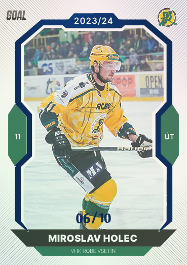 Holec Miroslav 23-24 GOAL Cards Chance liga Blue #231