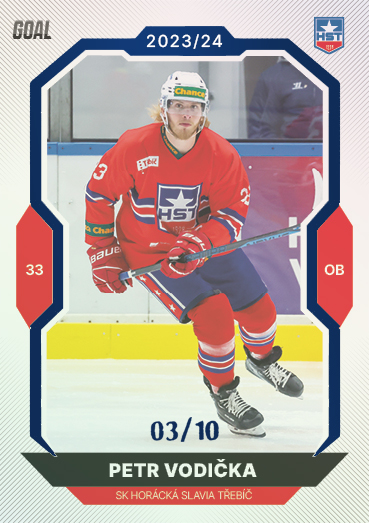 Vodička Petr 23-24 GOAL Cards Chance liga Blue #235