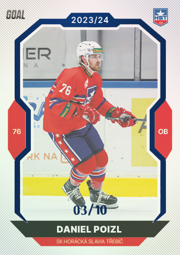 Poizl Daniel 23-24 GOAL Cards Chance liga Blue #236