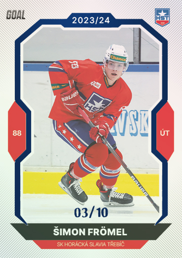 Frömel Šimon 23-24 GOAL Cards Chance liga Blue #238