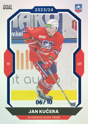 Kučera Jan 23-24 GOAL Cards Chance liga Blue #239