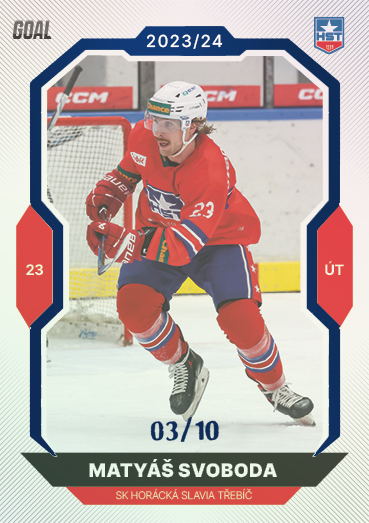 Svoboda Matyáš 23-24 GOAL Cards Chance liga Blue #240