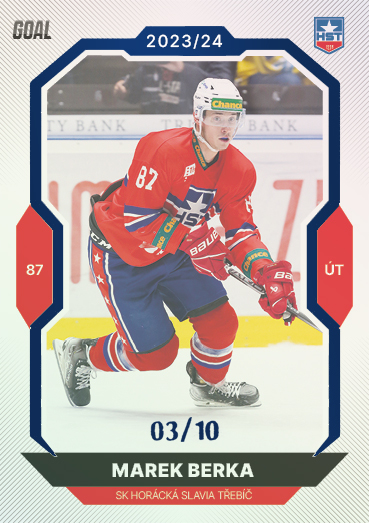 Berka Marek 23-24 GOAL Cards Chance liga Blue #242