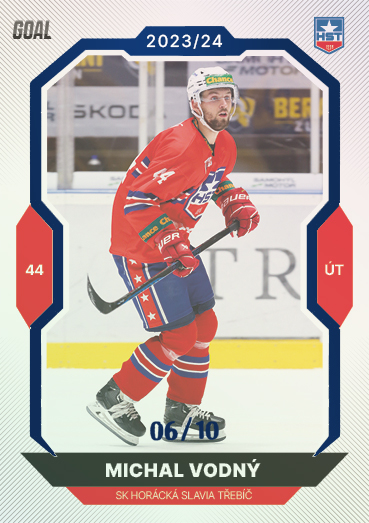 Vodný Michal 23-24 GOAL Cards Chance liga Blue #243