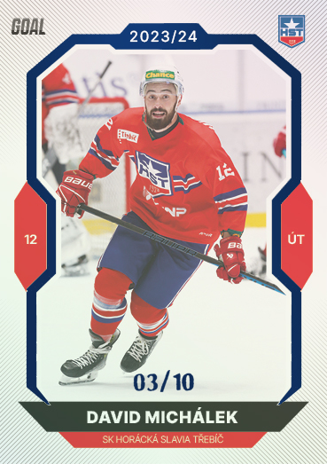 Michálek David 23-24 GOAL Cards Chance liga Blue #244