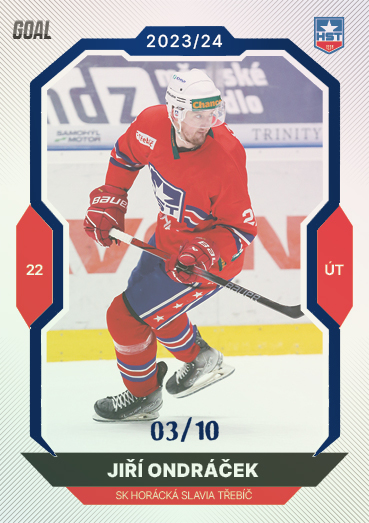 Ondráček Jiří 23-24 GOAL Cards Chance liga Blue #245