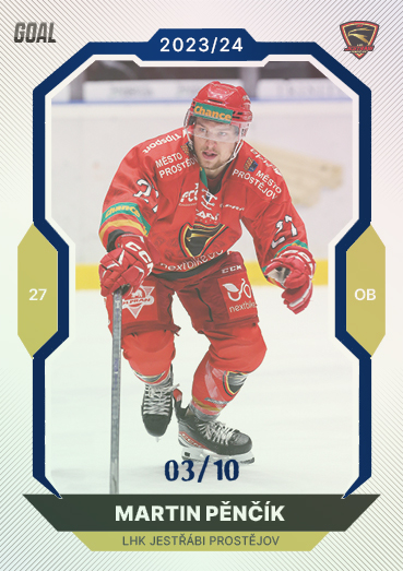 Pěnčík Martin 23-24 GOAL Cards Chance liga Blue #249