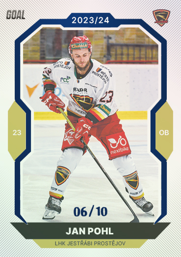 Pohl Jan 23-24 GOAL Cards Chance liga Blue #250