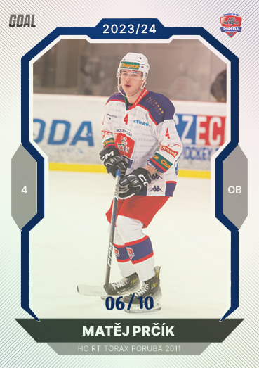 Prčík Matěj 23-24 GOAL Cards Chance liga Blue #260