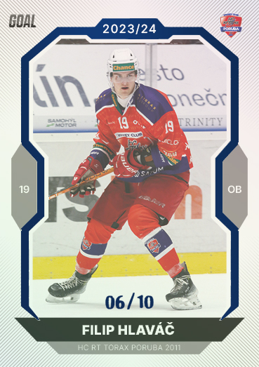 Hlaváč Filip 23-24 GOAL Cards Chance liga Blue #262