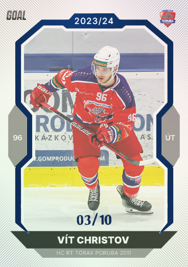 Christov Vít 23-24 GOAL Cards Chance liga Blue #265