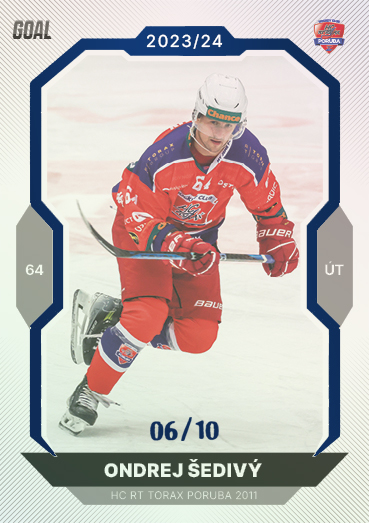 Šedivý Ondrej 23-24 GOAL Cards Chance liga Blue #268