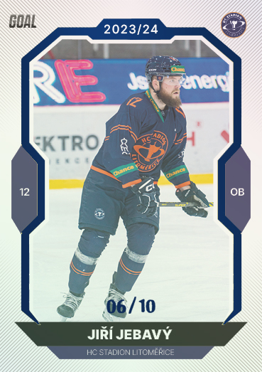 Jebavý Jiří 23-24 GOAL Cards Chance liga Blue #275