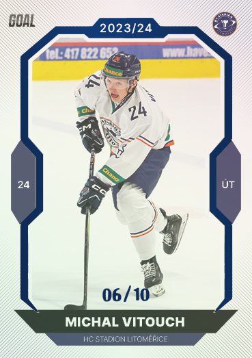 Vitouch Michal 23-24 GOAL Cards Chance liga Blue #277