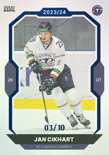 Cikhart Jan 23-24 GOAL Cards Chance liga Blue #278