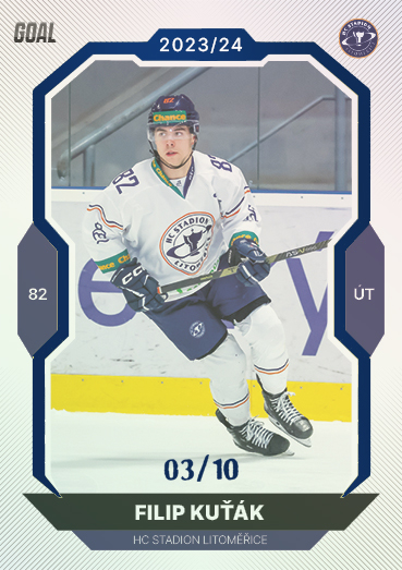 Kuťák Filip 23-24 GOAL Cards Chance liga Blue #279