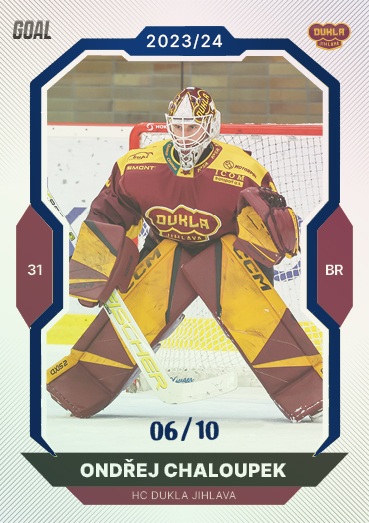 Chaloupek Ondřej 23-24 GOAL Cards Chance liga Blue #285