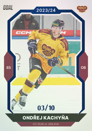 Kachyňa Ondřej 23-24 GOAL Cards Chance liga Blue #286