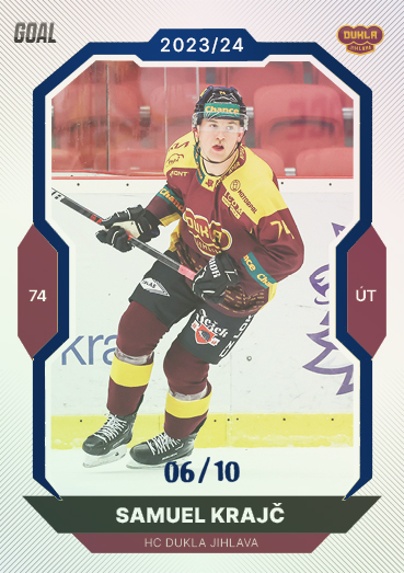 Krajč Samuel 23-24 GOAL Cards Chance liga Blue #294