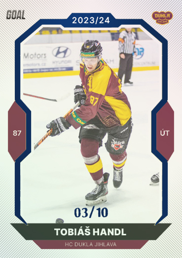 Handl Tobiáš 23-24 GOAL Cards Chance liga Blue #298