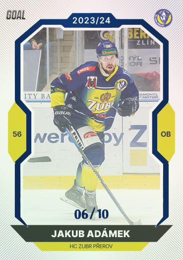 Adámek Jakub 23-24 GOAL Cards Chance liga Blue #301