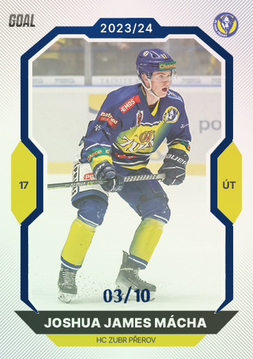Mácha Joshua James 23-24 GOAL Cards Chance liga Blue #302
