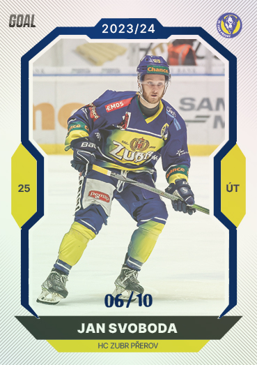 Svoboda Jan 23-24 GOAL Cards Chance liga Blue #303