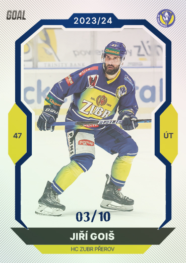 Goiš Jiří 23-24 GOAL Cards Chance liga Blue #304