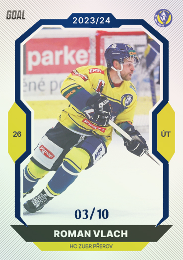 Vlach Roman 23-24 GOAL Cards Chance liga Blue #307