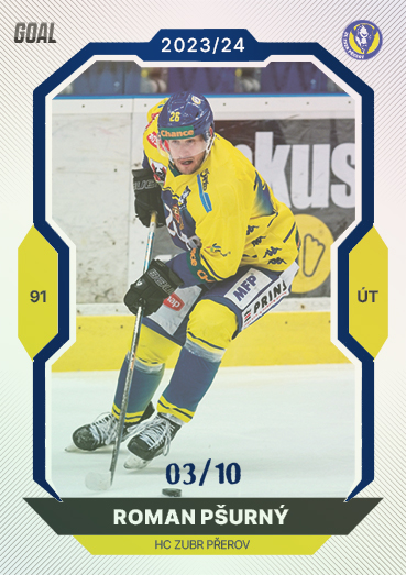 Pšurný Roman 23-24 GOAL Cards Chance liga Blue #312