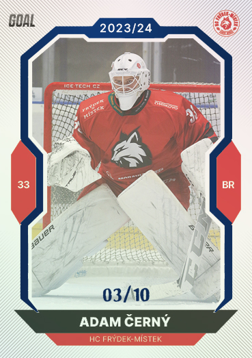 Černý Adam 23-24 GOAL Cards Chance liga Blue #313