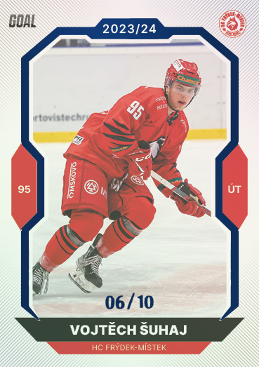 Šuhaj Vojtěch 23-24 GOAL Cards Chance liga Blue #317