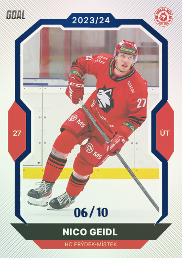 Geidl Nico 23-24 GOAL Cards Chance liga Blue #321