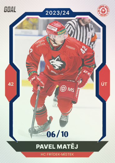 Matěj Pavel 23-24 GOAL Cards Chance liga Blue #324