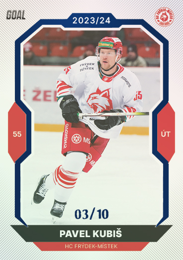 Kubiš Pavel 23-24 GOAL Cards Chance liga Blue #327
