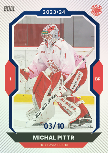 Pittr Michal 23-24 GOAL Cards Chance liga Blue #328