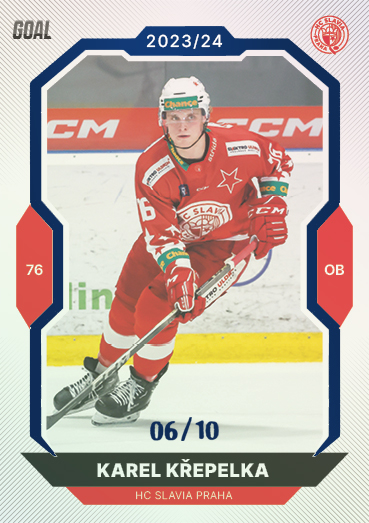 Křepelka Karel 23-24 GOAL Cards Chance liga Blue #332