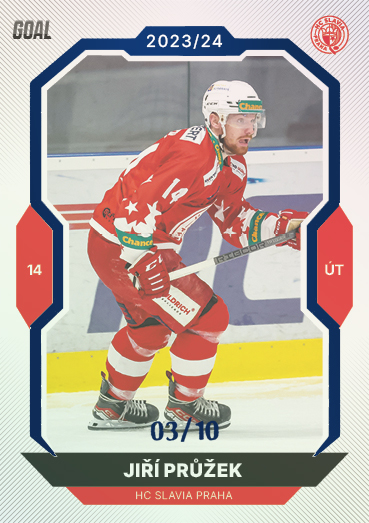 Průžek Jiří 23-24 GOAL Cards Chance liga Blue #335