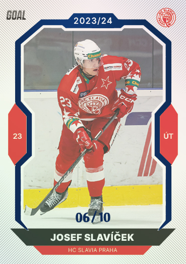 Slavíček Josef 23-24 GOAL Cards Chance liga Blue #336