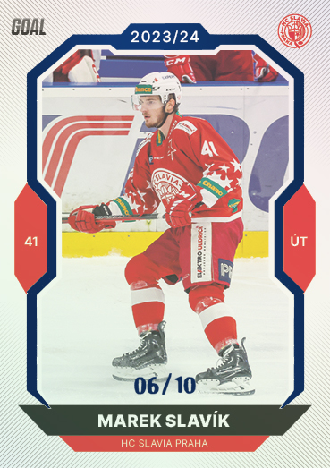 Slavík Marek 23-24 GOAL Cards Chance liga Blue #337