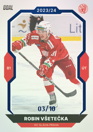 Všetečka Robin 23-24 GOAL Cards Chance liga Blue #338