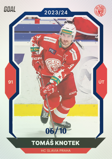 Knotek Tomáš 23-24 GOAL Cards Chance liga Blue #339