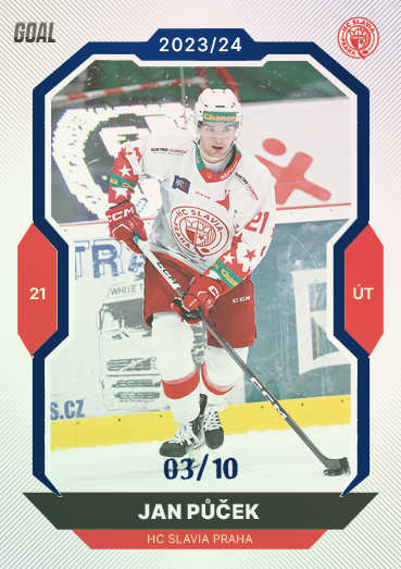 Půček Jan 23-24 GOAL Cards Chance liga Blue #340