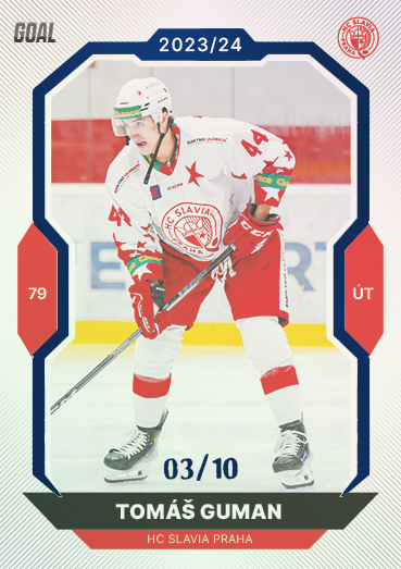 Guman Tomáš 23-24 GOAL Cards Chance liga Blue #342