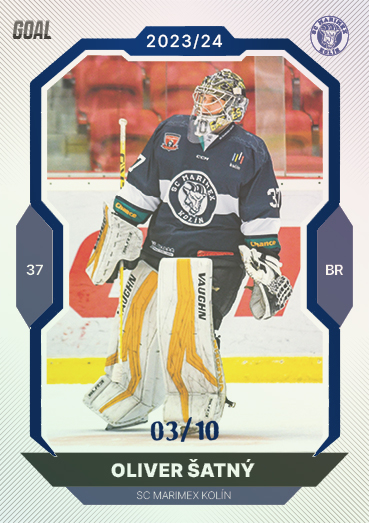 Šatný Oliver 23-24 GOAL Cards Chance liga Blue #344