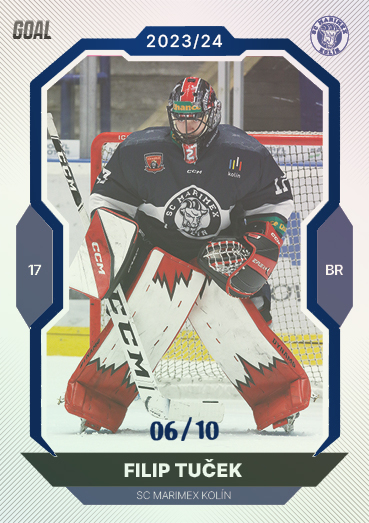 Tuček Filip 23-24 GOAL Cards Chance liga Blue #345